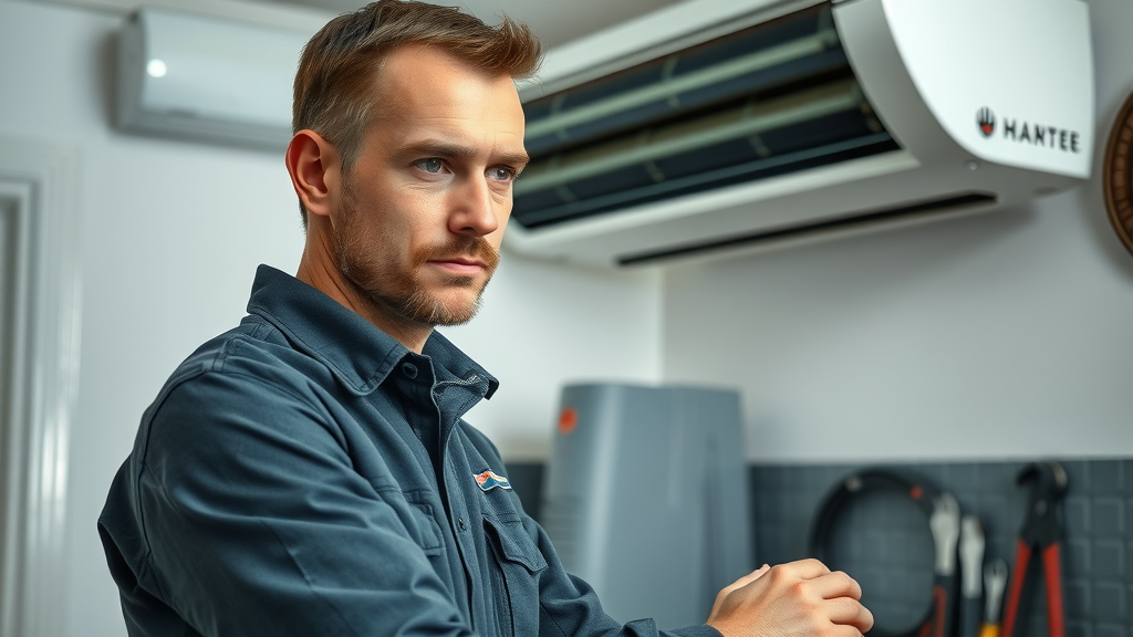 Air conditioning expert inspecting AC unit for peak home performance