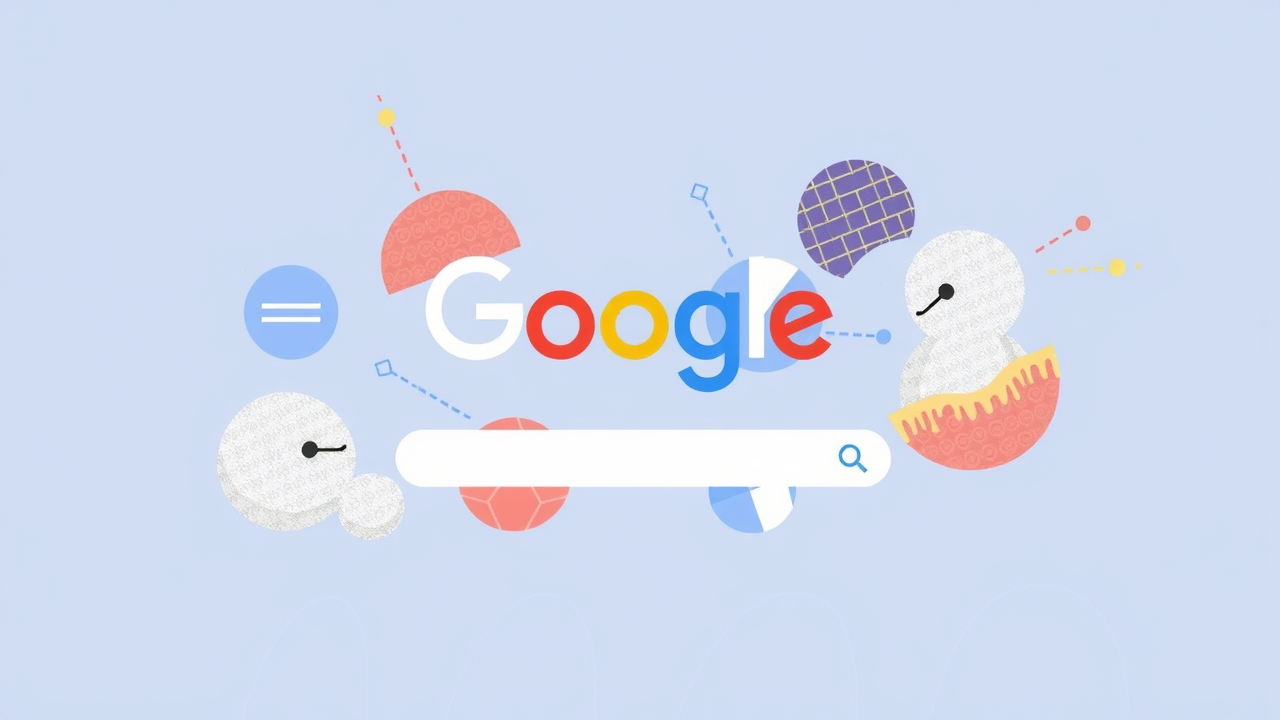 Infographic showing evolution of google search from traditional to AI-powered and AI chatbot search results.