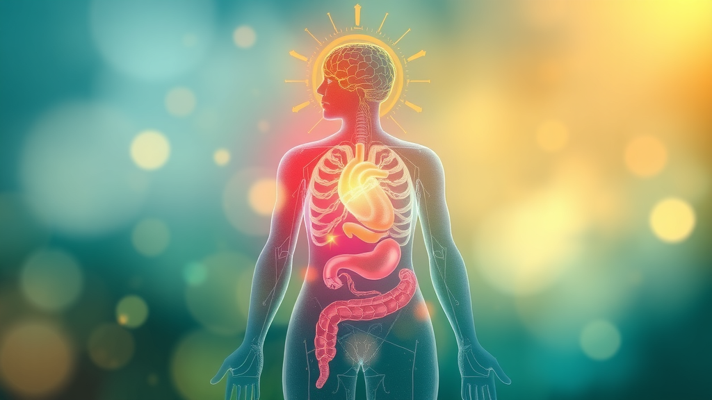 Artistic depiction of holistic medicine connecting mind body and spirit energies