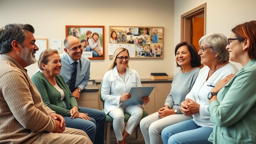 Patients of all ages experience a welcoming atmosphere supporting patient comfort care.