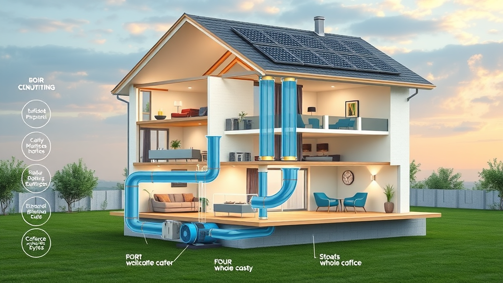 Modern home air conditioning system optimized by HVAC experts