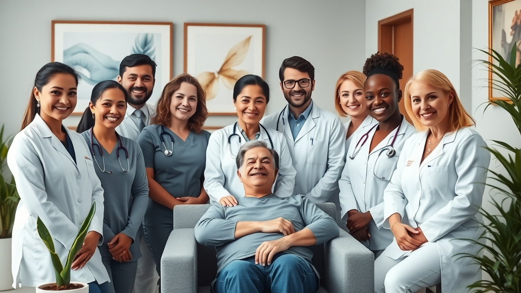 Plastic surgery team provides supportive expert care for patients.