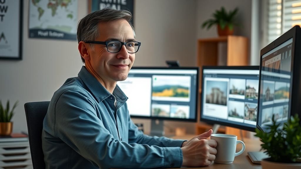 Real estate agency expert using technology to find best homes for clients