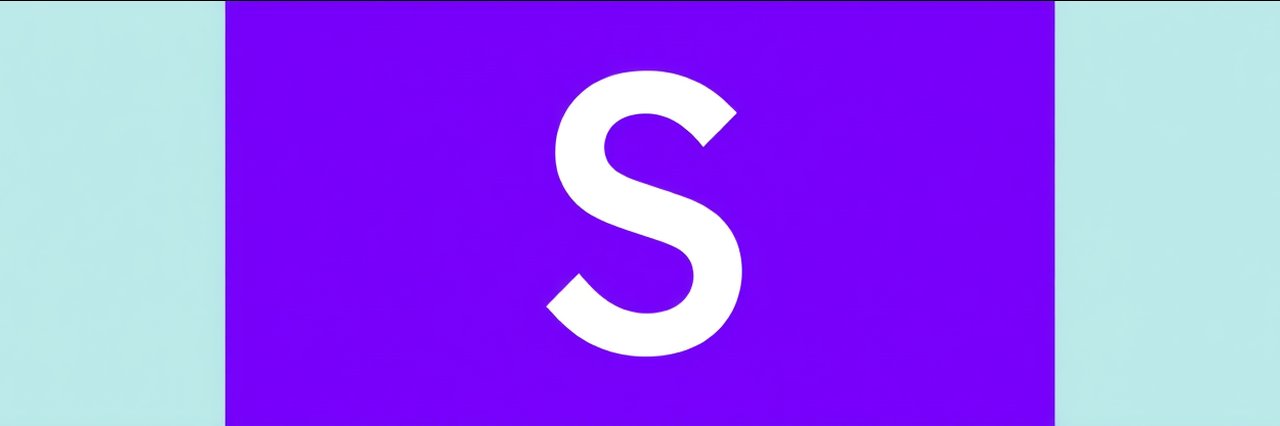 Minimalist purple background with large white S for drain cleaning solutions.