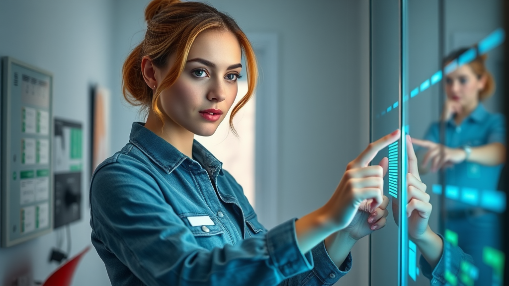Expert electrician setting up smart home tech in Long Island residence