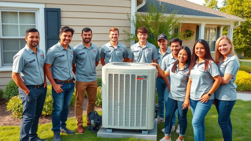 Certified HVAC technicians providing quality service at Long Island home