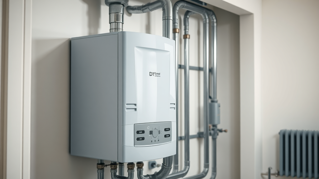 Efficient modern gas heating system for home gas heat services