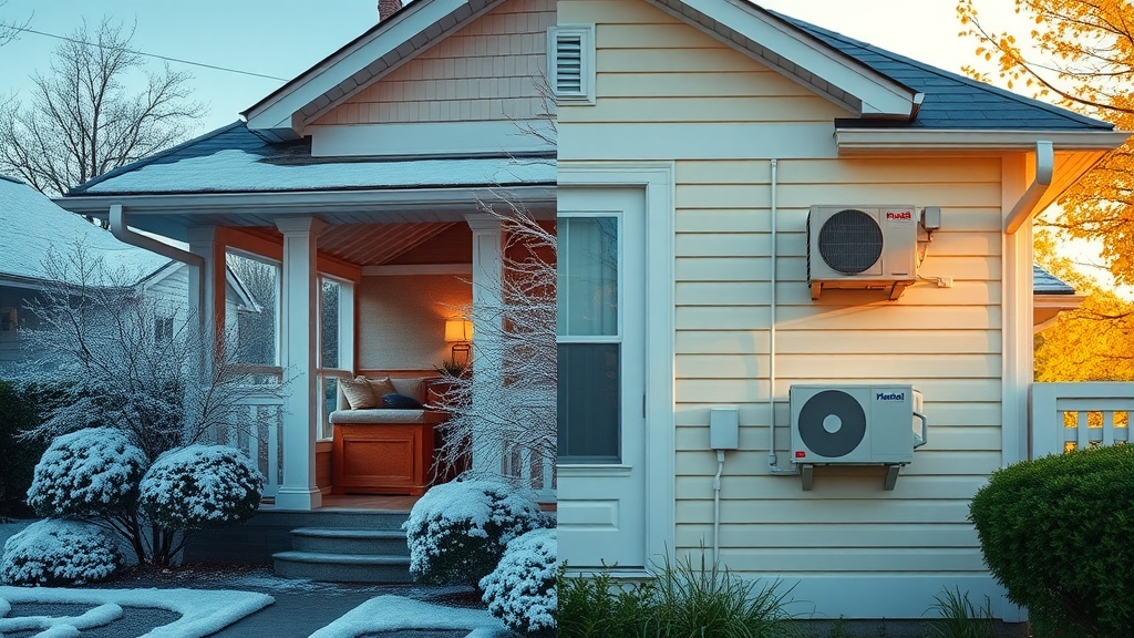 Long Island home with efficient air conditioning and heating for all seasons.