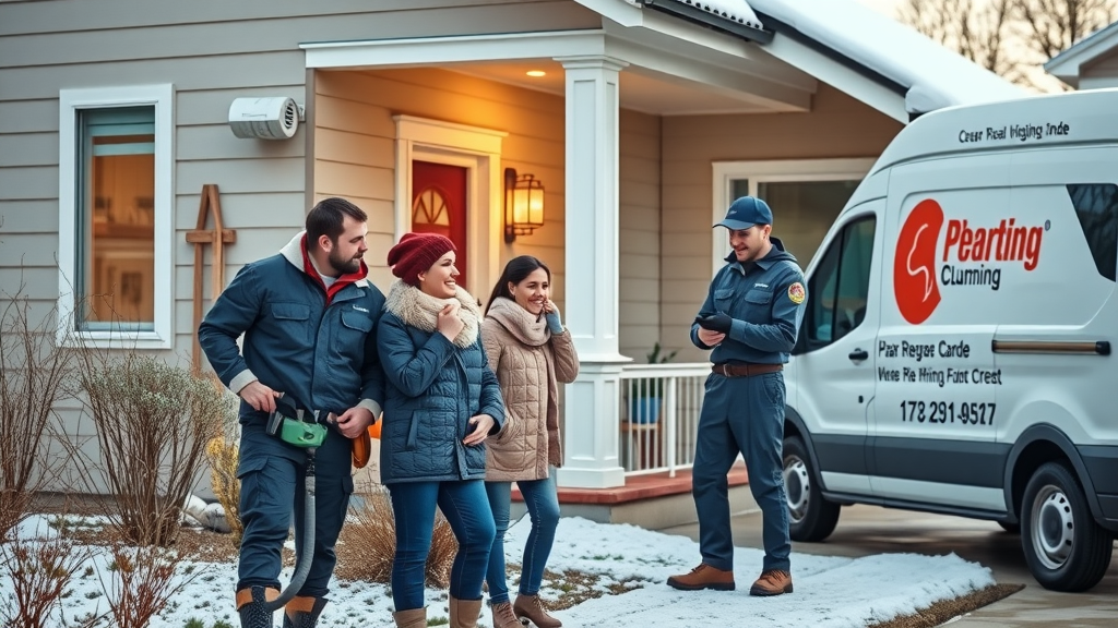 Professional plumbing, heating and cooling experts fix home systems for Long Island family