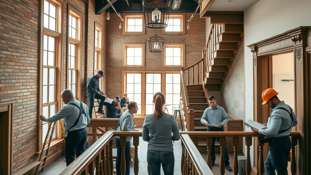 Expert team renovating historic NYC townhouse, precision and craftsmanship in nyc.